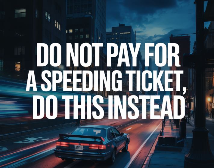 dispute a speeding ticket