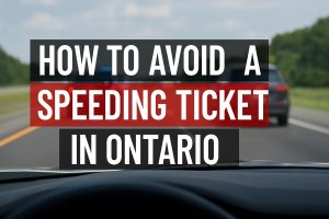 how to avoid a speeding ticket in ontario