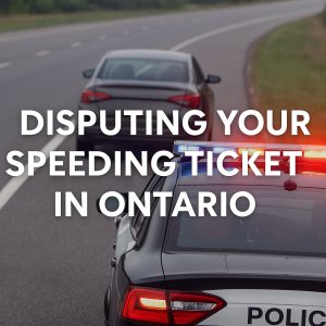 pulled over in ontario
